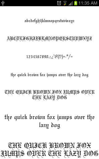 Royal Fonts for FlipFont free screenshot 1