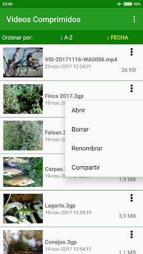 Vídeo Compresor y Recortador screenshot 4