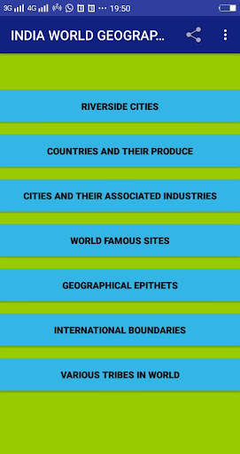 India World Geography 1600 Que screenshot 3