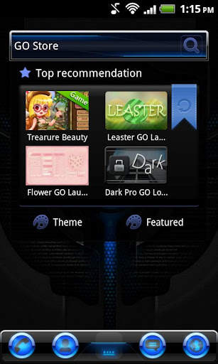 Go Launcher EX Black Mexdroid screenshot 8