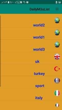 M3u List 1 تصوير الشاشة