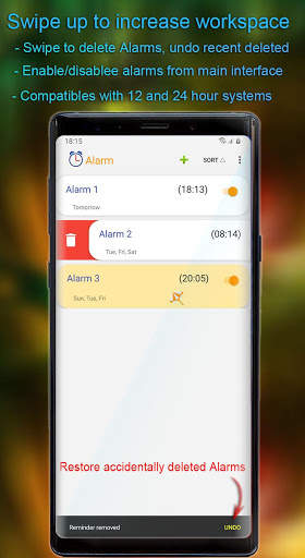 Vacation clock (with Widget) screenshot 2