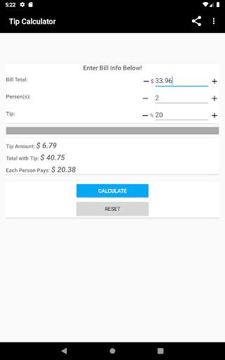 Free Tip Calculator screenshot 6