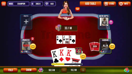 Triple One Poker and Teenpatti screenshot 2