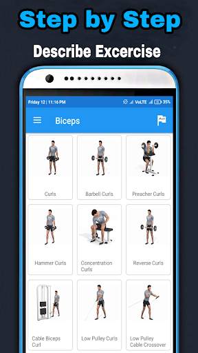 Gym Trainer - Workout Gym Trainer & Fitness Coach скриншот 2
