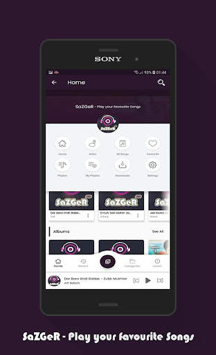 SaZGeR - Listen and download Baluchi songs screenshot 3