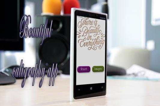 Beautiful Calligraphy screenshot 1