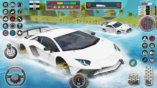 Water Car Racing 3d: Car Games screenshot 1