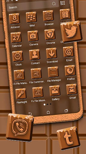 Chocolate Bar Theme Launcher screenshot 2