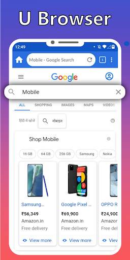 New Uc browser 2021, Fast Downloader & lite. screenshot 5