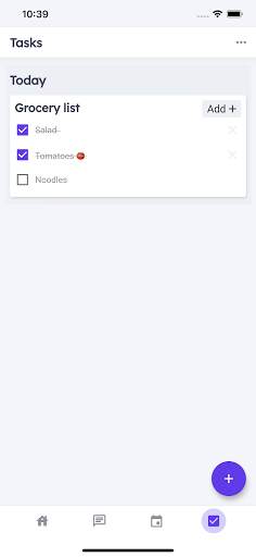 Shared Calendar, Grocery List, Tasks & Chat - Omes screenshot 4