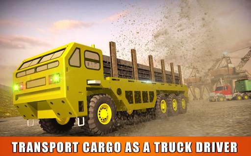 Logging Truck Drive Simulation Long Heavy Truck screenshot 1