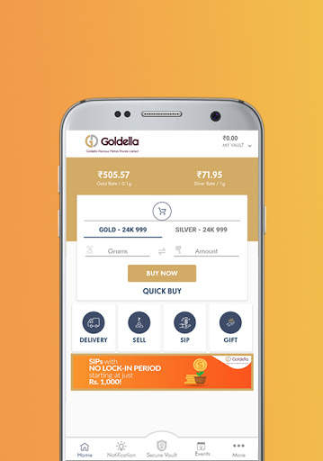 Goldella- Buy Gold and Silver in India -Live Price screenshot 1