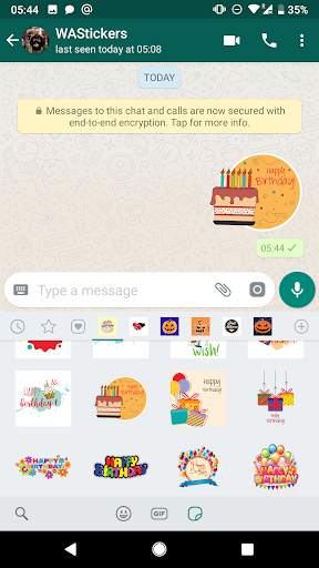 Happy Birthday Stickers for WhatsApp WAStickerApps screenshot 5