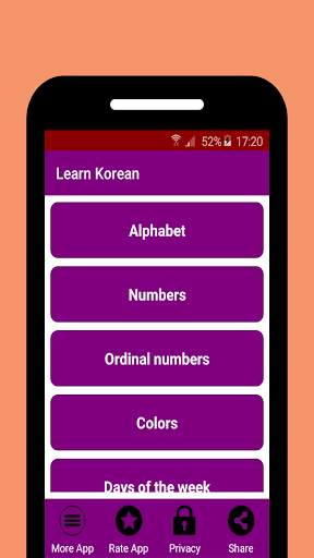 Learn Korean Language Offline screenshot 2