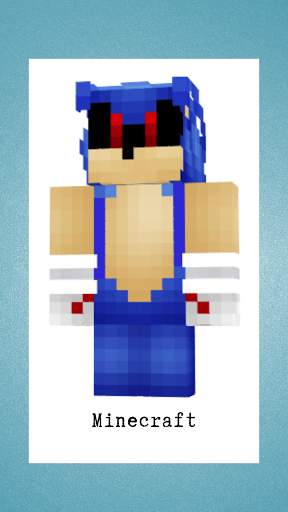 Skin Sonic For Minecraft Pocket Edition screenshot 6