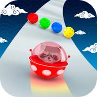 Space Road: color ball game logo