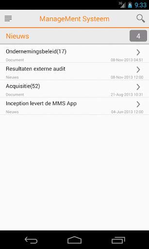 ManageMent Systeem Mobile screenshot 2