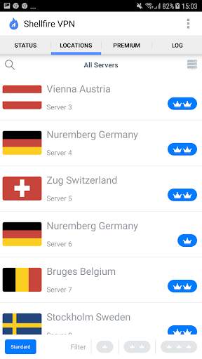 Shellfire VPN screenshot 3