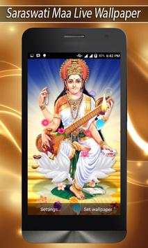 Saraswati Maa Live Wallpaper screenshot 2