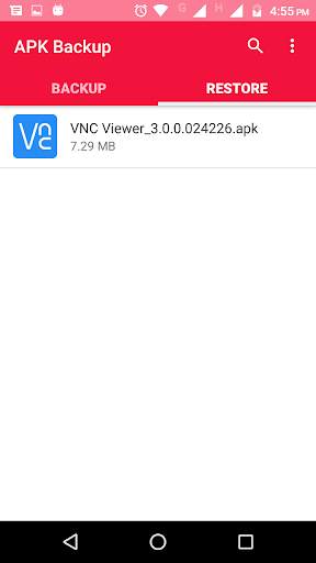 App back up and Restore 5 تصوير الشاشة