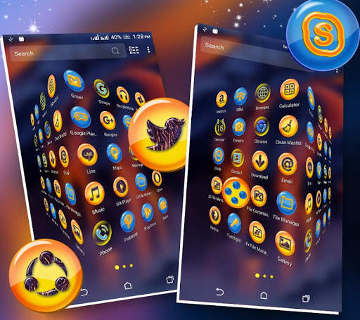 Volcano Hill Launcher Theme screenshot 5