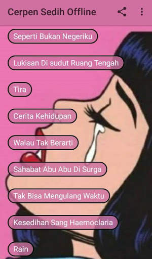 Cerpen Sedih Offline screenshot 7