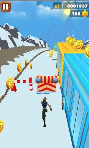 Subway Santa Run Surf screenshot 5
