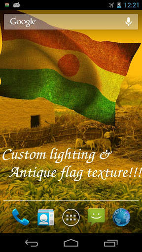 Niger Flag Live Wallpaper screenshot 4