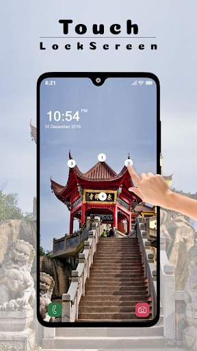 Touch Lock Screen - Photo Touch Position Password 1 تصوير الشاشة