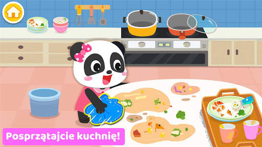 Życie Baby Pandy: Sprzątanie screenshot 3