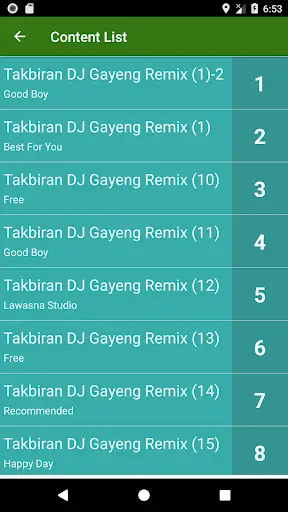 Koleksi Dj Takbiran Remix 2018 Offline screenshot 2