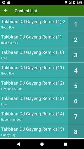 Koleksi Dj Takbiran Remix 2018 Offline screenshot 2