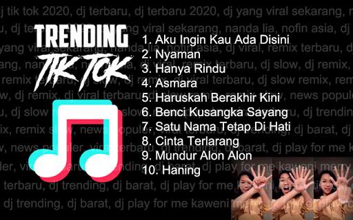 Trending Tictok Top Viral Song 2020 स्क्रीनशॉट 4