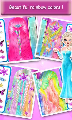 Ice Queen Rainbow Hair Salon screenshot 2