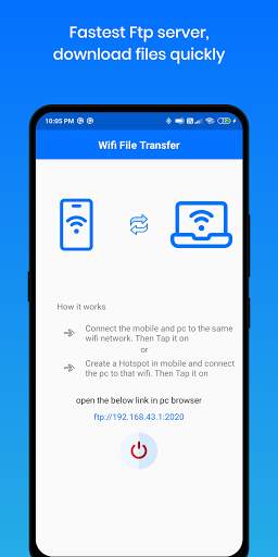 Wifi File Transfer - Mob to Pc screenshot 2