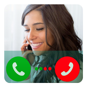 Fake Call Girl Simulator icon