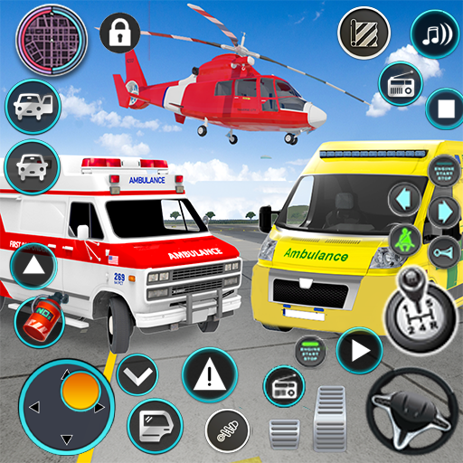 hélico ambulance simulateur icon
