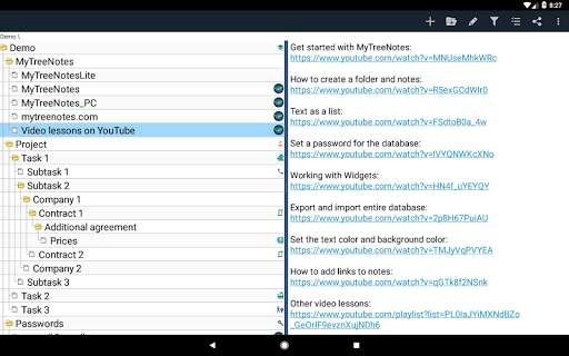 Notepad with password (free, no ads) 12 تصوير الشاشة