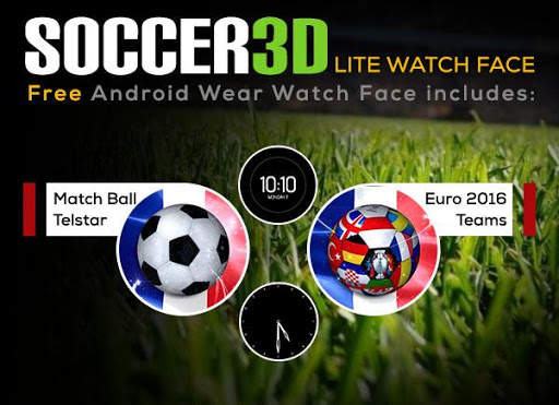 Soccer 3d Lite Watch Face screenshot 1