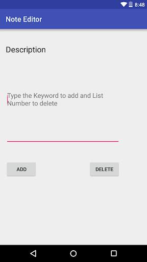 Note Editor screenshot 2