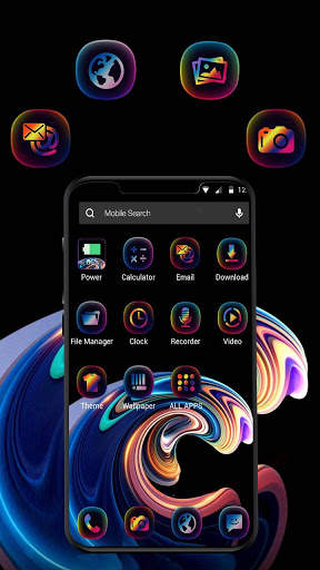 Colorfull APUS Launcher Theme screenshot 1