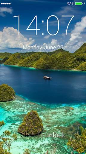 Amazing Indonesia Slide To Unlock Lock Screen screenshot 4