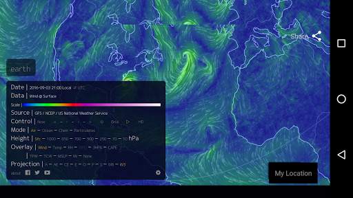 Wind Map Hurricane Tracker, 3D screenshot 12