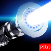 Flash Light LED Lamp Torch of pocket icon