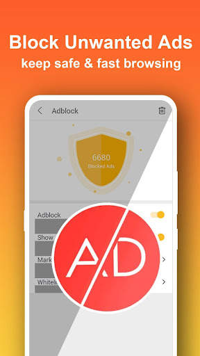 Mini Web Browser- Ad Blocker screenshot 2