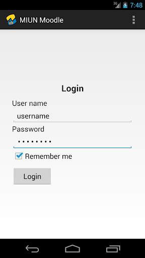 Miun Moodle (för anställda) screenshot 1