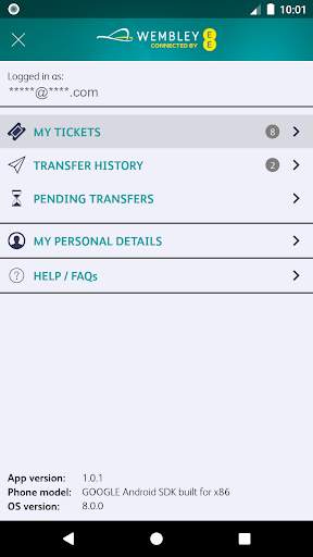Wembley Mobile Tickets screenshot 2
