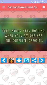 Sad Broken Heart Photos Quotes screenshot 6