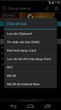 Chia sẻ Danh bạ-Contact Sharer screenshot 4